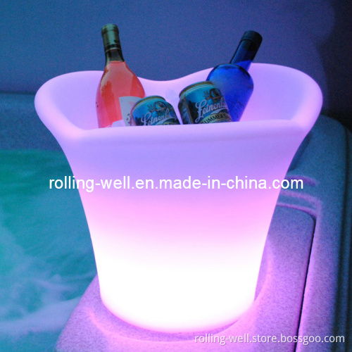 LED Plastic Beer Ice Bucket for Promotion (RW-10)